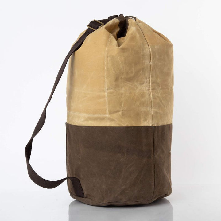Waxed Canvas Laundry Duffel - Bone