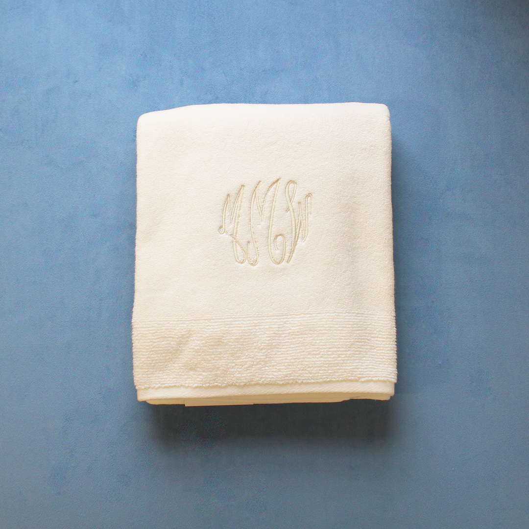 Bamboo Bath Towel - Ivory