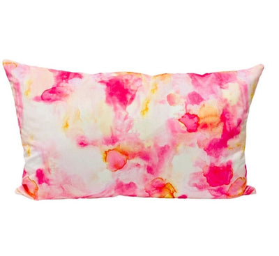Pink WaterColor Lumbar - Custom