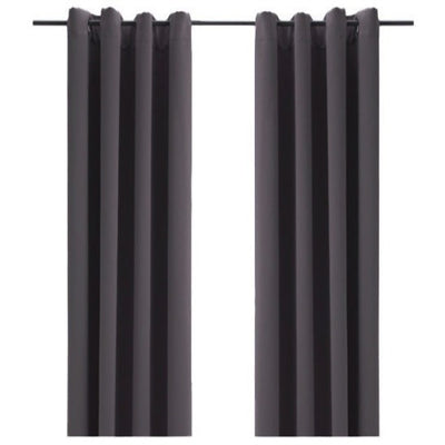 Black Out Drapery Panels (Pair) - Gray