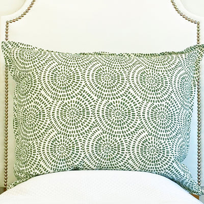 Huge Dutch Euro Pillow- Spiral Spruce (IN STOCK)