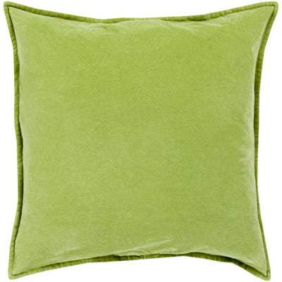 Velvet Lime Throw Pillow