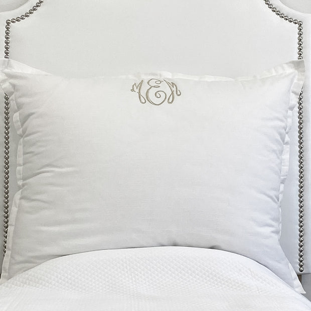 Huge Dutch Euro Pillow - White