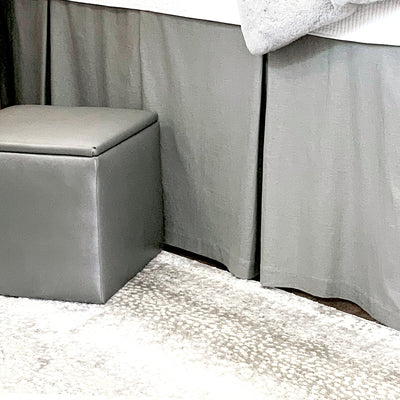 Bed Skirt Panel - Slate Gray