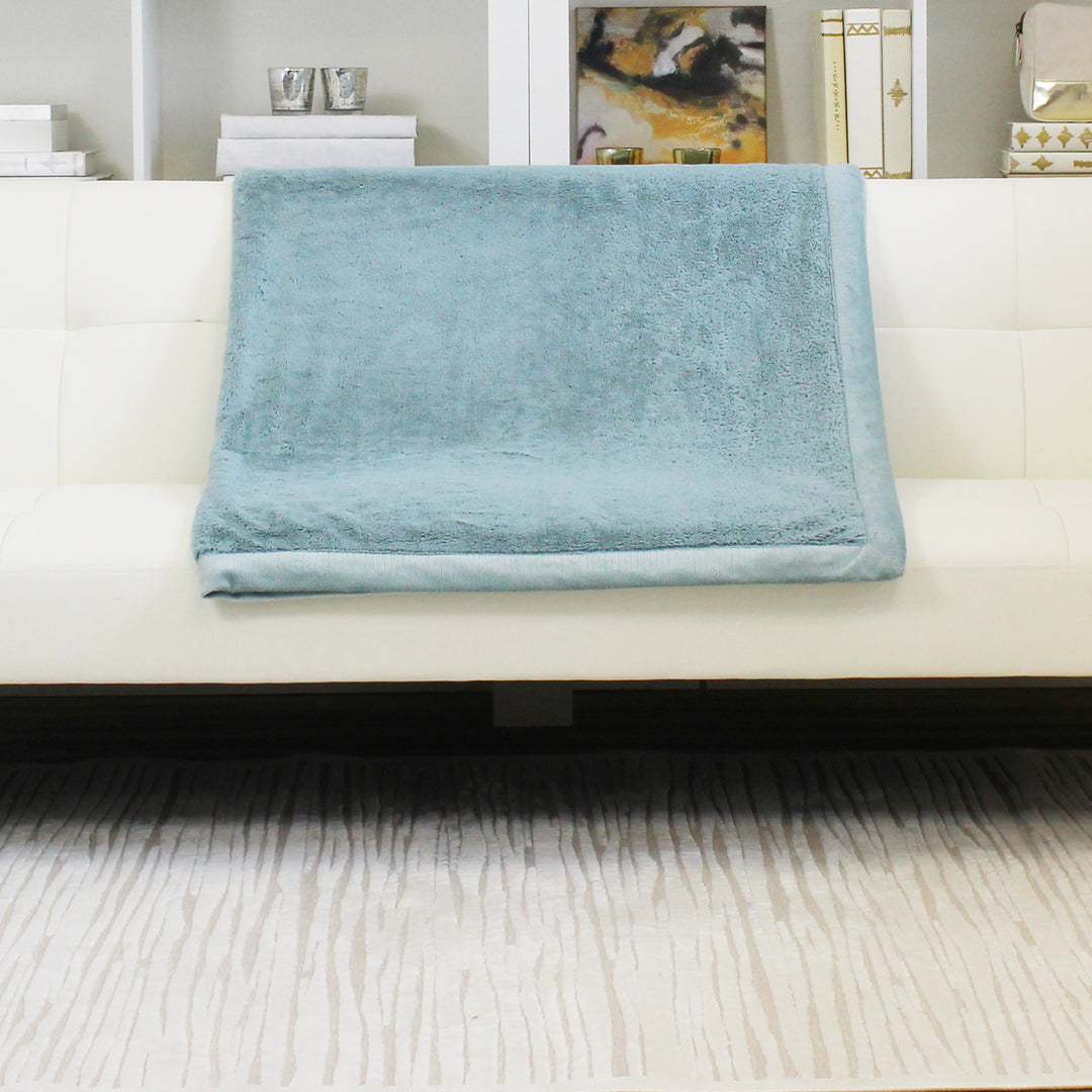 Robins egg blue throw blanket on sale