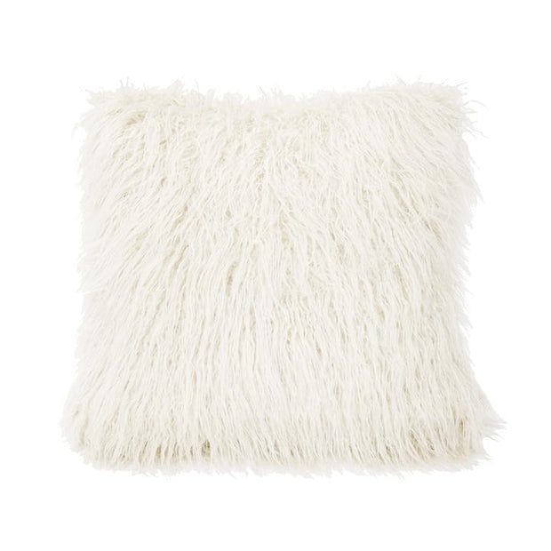 Himalayan Faux Fur Pillow - Ivory