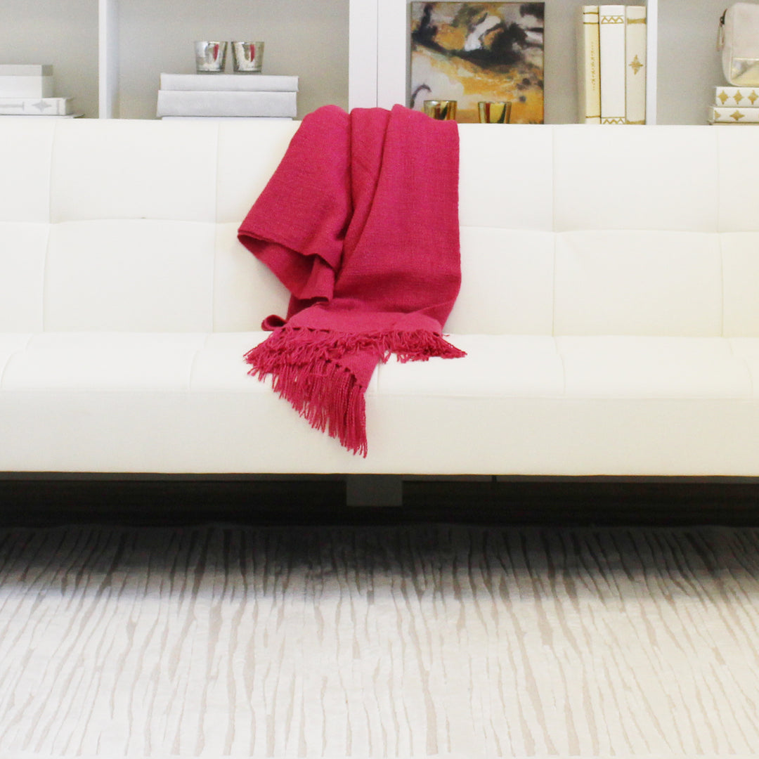 Fringe Throw Hot Pink Dorm Bedding Dorm Decor
