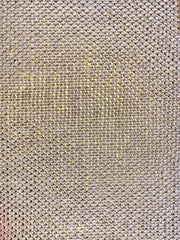 Bed Skirt Panel- Gold Metallic