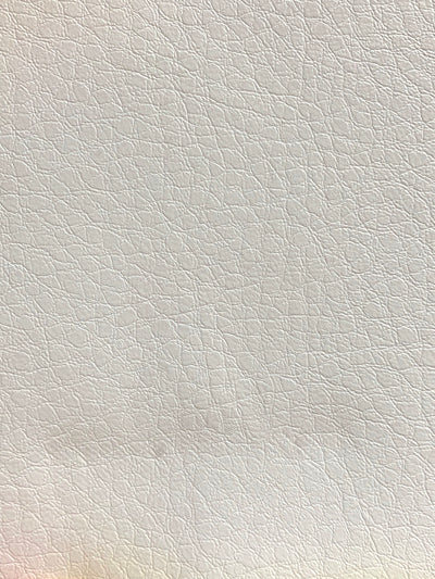 Fabric Swatch - White Faux Leather