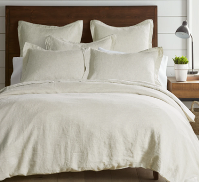 Washed Linen Natural Duvet (Queen)