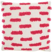Tufted Lines Pillow - Pink