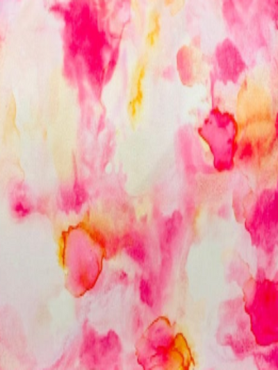 Fabric Swatch - Pink Watercolor