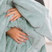 Deluxe Lush Throw - Robin's Egg Blue