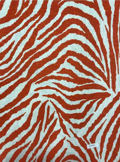Fabric Swatch - Zebra Orange